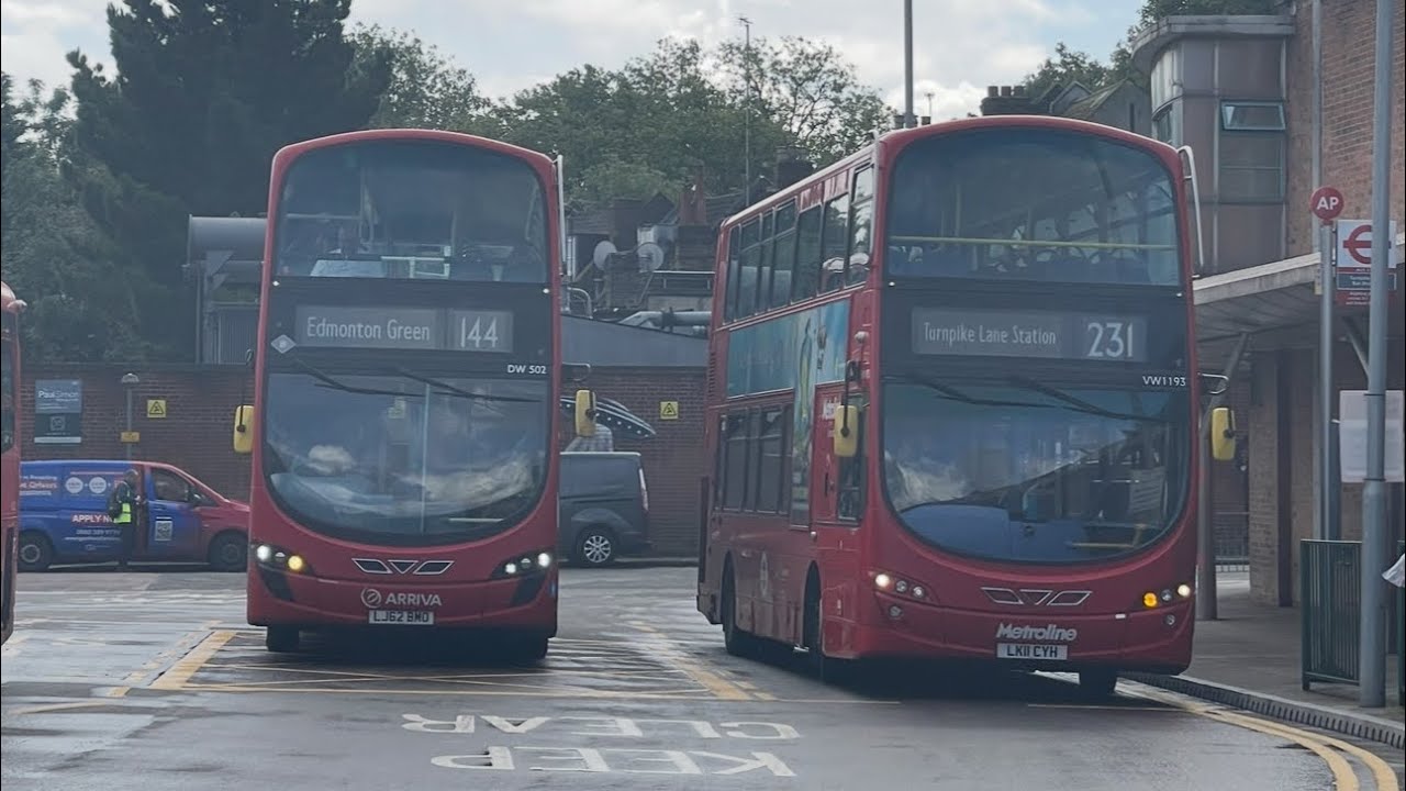 *Fast & Weird Axles* | Journey on Route 231 | Wright Gemini 2 B9TL | Metroline London VW1195 LK11CYH
