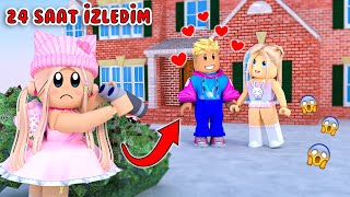 24 SAAT BOYUNCA EN YAKIN ARKADAŞIMI GİZLİCE GÖZETLEDİM | ROBLOX BROOKHAVEN RP