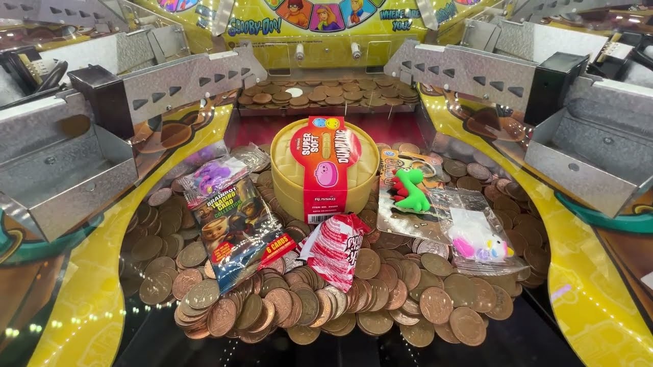 Winning Tickets and Arcade Prizes 2p Pusher Machine Scooby Doo!