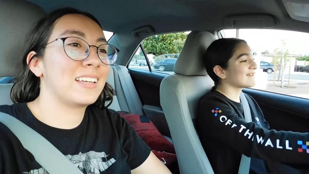 TEACHING MY 15 YEAR OLD SISTER HOW TO DRIVE! - YouTube