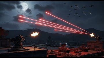 Air Defense System C-RAM vs A-10 Warthog/Thunderbolt II - Phalanx CIWS in Action - Simulation