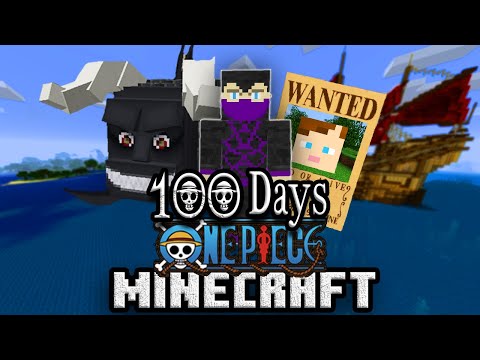 Video I Spent 100 Days in One Piece Minecraft... Here's What... - youtube