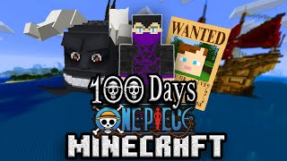 I Spent 100 Days in One Piece Minecraft... Here's What Happened