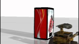 Corto Wall-E & R2D2 Coca-Cola proyecto escolar