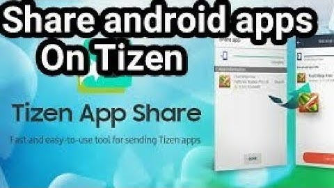 Share android app on Tizen