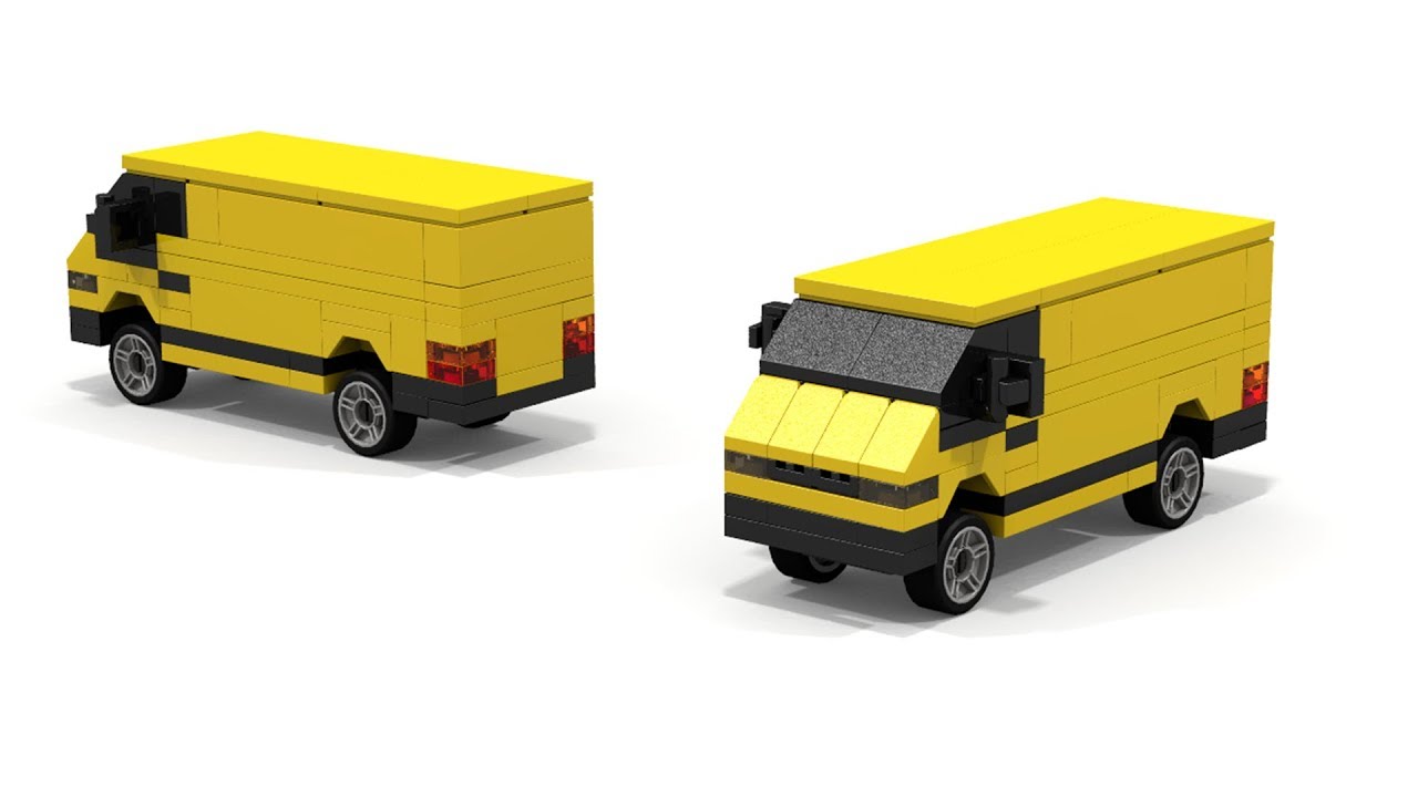 LEGO MOC Ford Transit Cargo Van Mini 