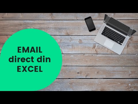 Video: Cum trimit mai multe e-mailuri din Excel?