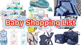 Newborn baby budget shopping list || important essentials list || newborn items must buy