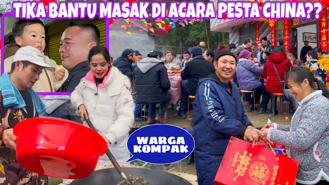 DATANG KE ACARA PESTA KELUARGA DI DESA CHINA, PULANG DARI PESTA TERKEJUT GEGE PULANG DARI MERANTAU