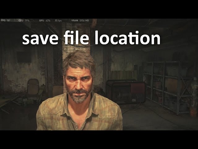 The Last of Us pc save file location 