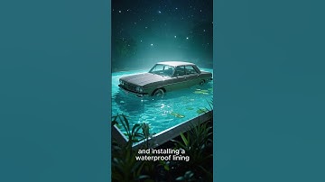 Man Turns His Car Into a Swimming Pool