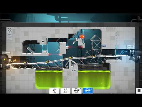 38 - Turret Stairs Convoy Walkthrough – Bridge Constructor Portal