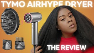 First Impression Review: TYMO AIRHYPE Hair Dryer on Type 4 Natural Hair