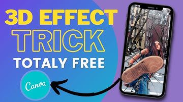 How to CREATE a 3D EFFECT in Canva - Fun & Creative Tricks in Canva