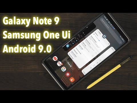 Galaxy Note 9 running Samsung One Ui with Android 9.0 Pie