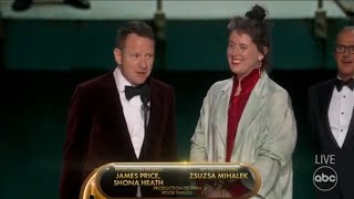 POOR THINGS  2024 Oscar acceptance speech for production design