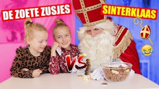 SINTERKLAAS vs DE ZOETE ZUSJES!! [Wie Wint De Meeste 1 Minuut Challenges]  ♥DeZoeteZusjes♥