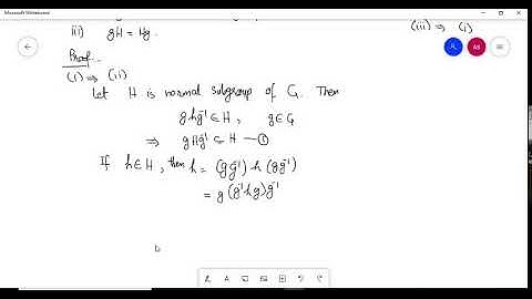 Lecture#38, 39|Group Theory|Examples of Conjugate subgroups, normals subgroups|part2