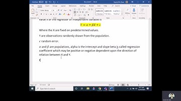simple linear regression model in Urdu