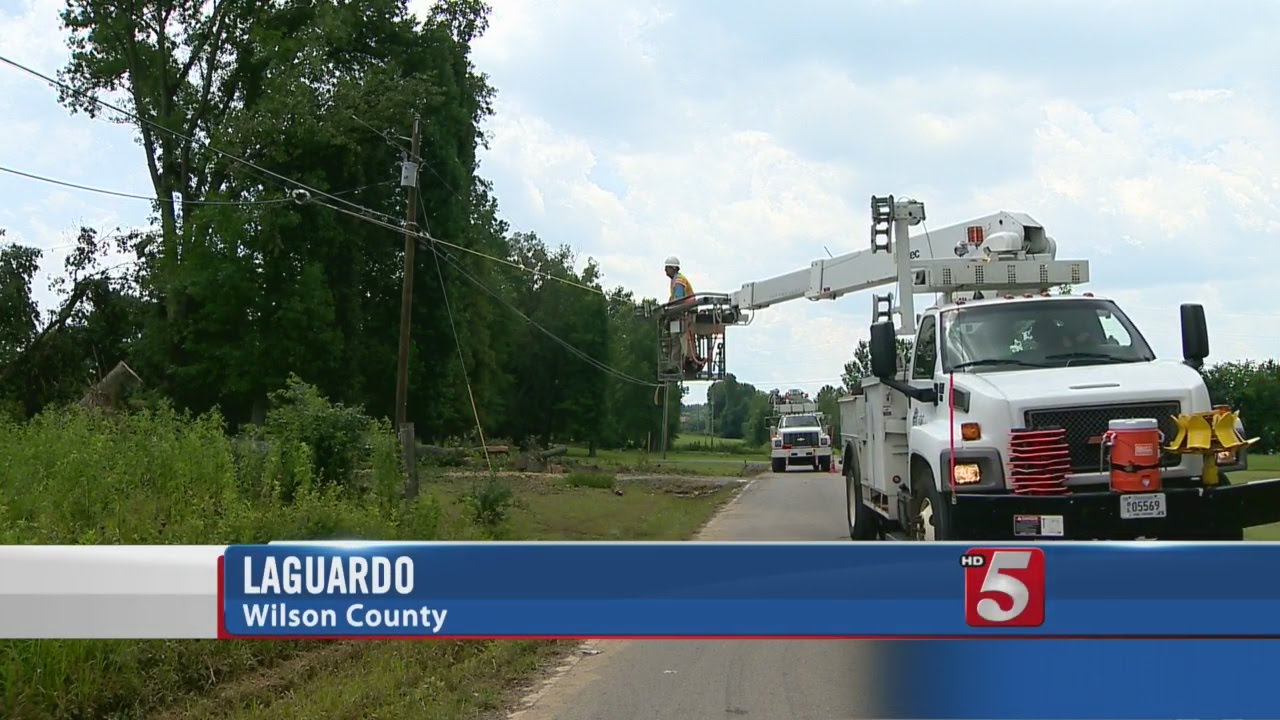 Storm Damage Clean Up Continues In Wilson County - YouTube