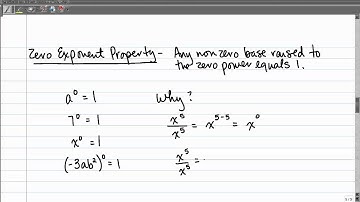 7-2 Division Properties of Exponents