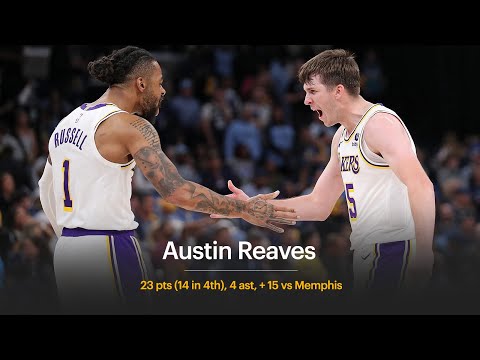 Austin Reaves (23 points, 14 in 4th Quarter) Game 1 Highlights vs Memphis | 2023 NBA Playoffs