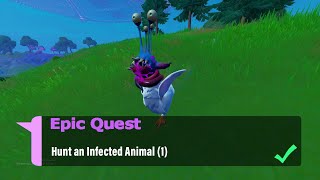 Hunt an Infected Animal (1) - Fortnite Week 4 Epic Quest