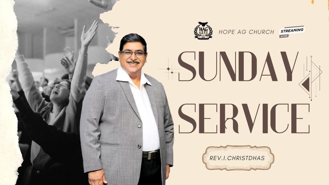 🔴Hope AG Church || SUNDAY 2nd SERVICE  || 08 March  2026 || REV. I. CHRISTDHAS || 07:00 AM