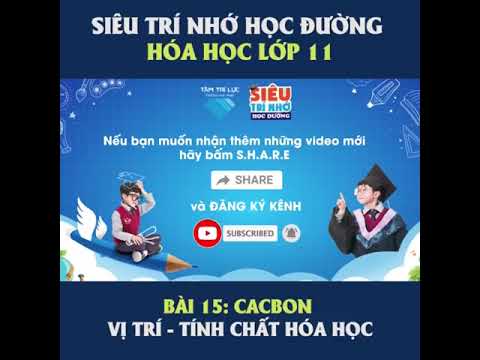 Hóa học 11   CACBON  vị trí tính chất hóa học - youtube