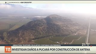 Paralizan obras de antena celular colindante con ruinas de Pucará Inca