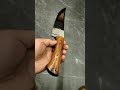 M390 blade mirror-finished iron handle