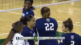 #5 Rice vs #4 Baylor (Second Round) | Women Volleyball Dec 2,2022