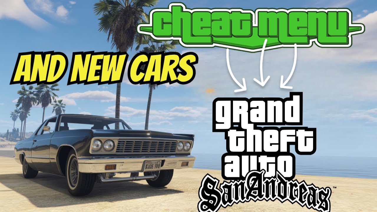 How to install Cars and Cheat Menue in GTA san andreas - YouTube