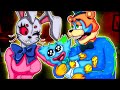 Huggy wuggy baby is so sad with family  poppy playtime  freddy fnaf animation fury channel
