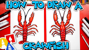 How To Draw A Realistic Crawfish