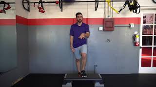Step Up exercise demonstration by Dr. Brian Fischer