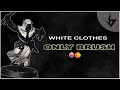 How to paint white clothes  only brush  como pintar ropa blanca  solo pincel