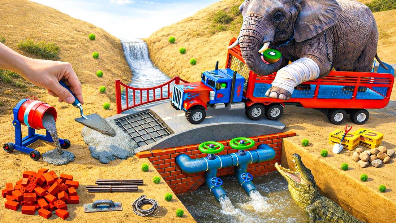 Научно-технический проект «Сделай сам»: постройка прочного кирпичного моста с современными сливны...