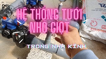 Giới Thiệu Hệ Thống Tưới Nước Nhỏ Giọt Trong Nhà Lưới