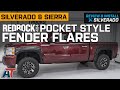 2007-2013 Silverado & Sierra 1500 RedRock 4x4 Pocket Style Fender Flares Review & Install