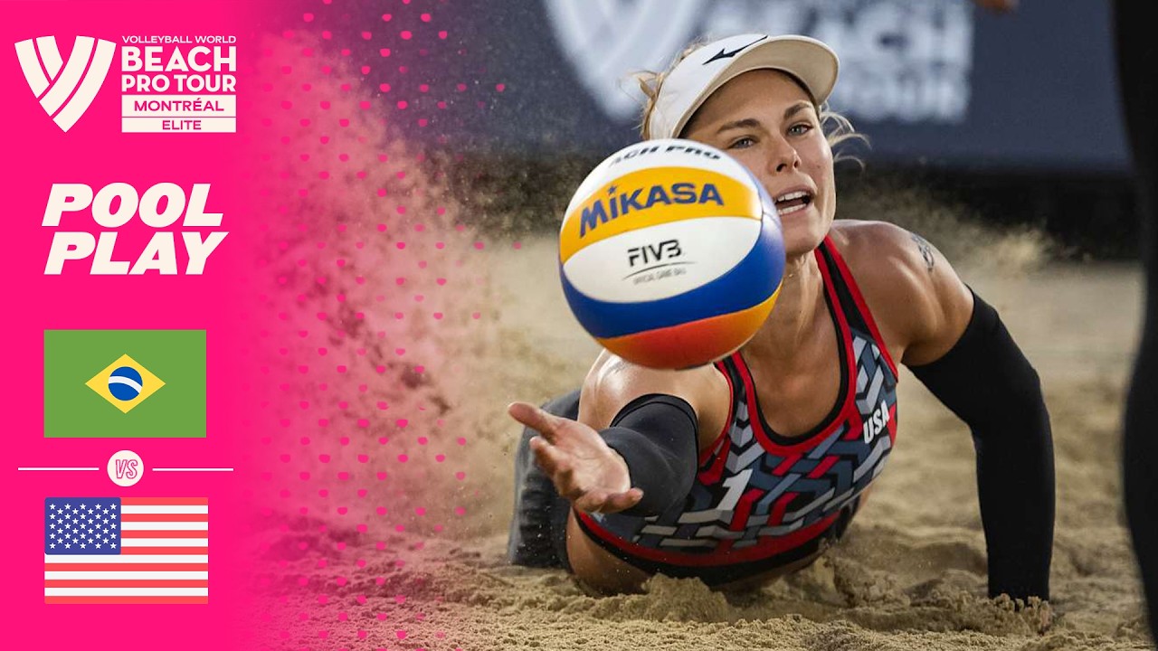 Verena/Thainara vs. Harward/DeBerg - Pool Play Highlights | Montréal 2026 #BeachProTour