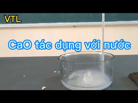 Video: CaO h2o caoh2 thuộc loại phản ứng nào?