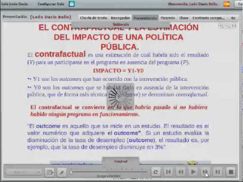 Conceptos evaluación de impacto contrafactual