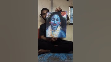 Little Krishna Drawing | Lord Krishna Art on A3 Sheet | Janmashtami Special 2025 #shorts