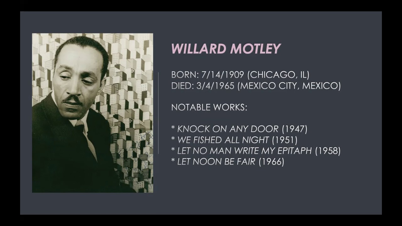 Willard Motley Black History Month Podcast