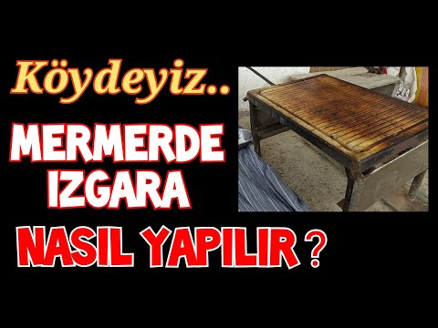 MERMERDE MANGAL NASIL YAPILIR  | KÖYDE MERMERDE IZGARA YAPTIK | TÜPLÜ MANGAL YAPIMI