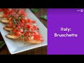 Bruschetta authentic italian recipe
