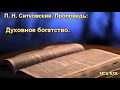 "Духовное богатство". П.Н. Ситковский. Проповедь. МСЦ ЕХБ.