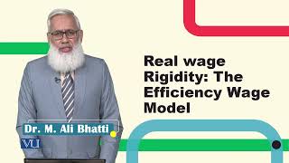 Real Wage Rigidity: The Efficiency Wage Model | Macroeconomic Analysis | ECO616_Topic135