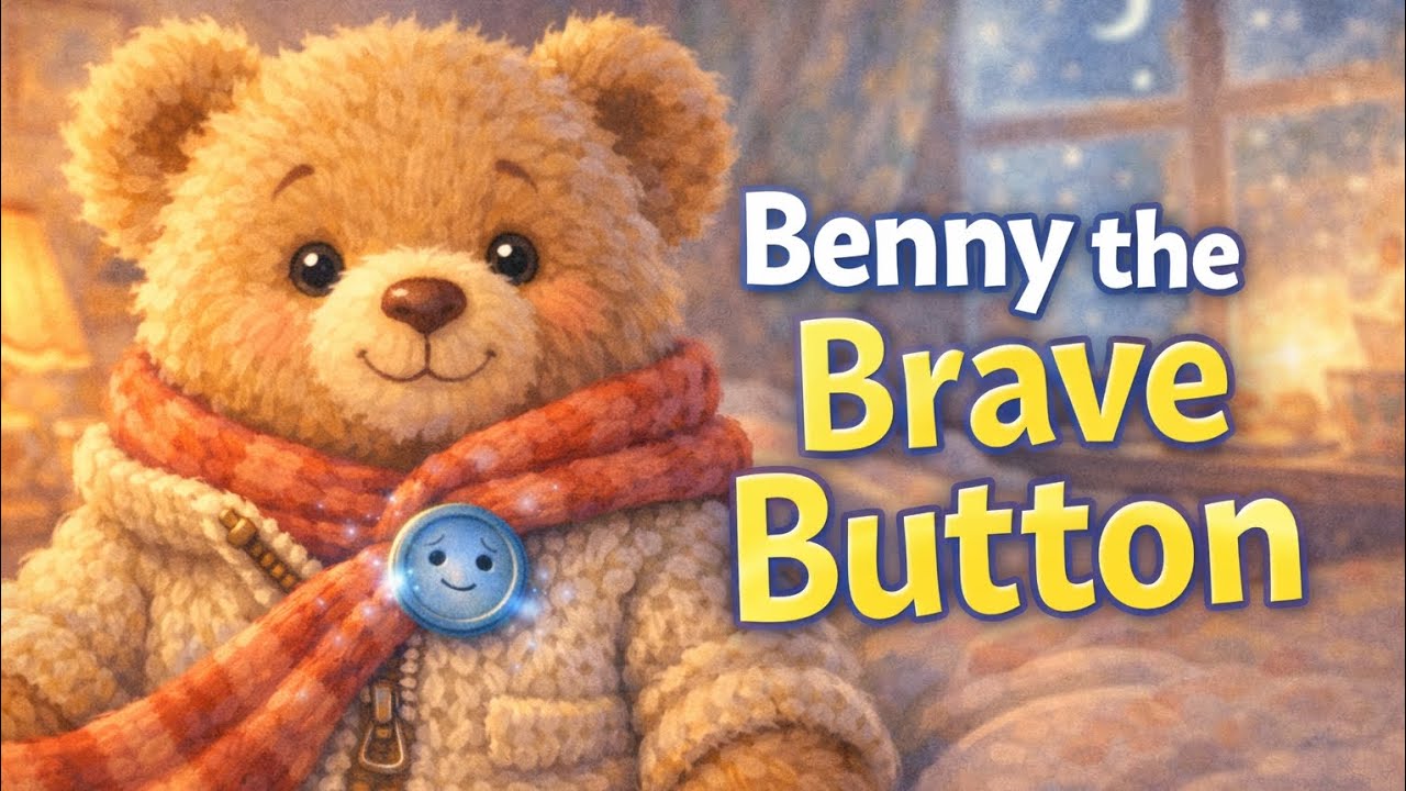 Benny the Brave Button 🧵 | Heartwarming Bedtime Story for Kids | Small ...